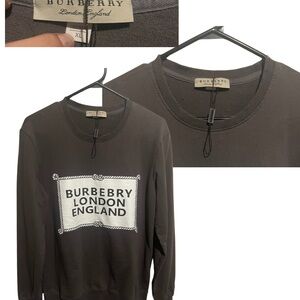 Burberry Black Crewneck Sweater